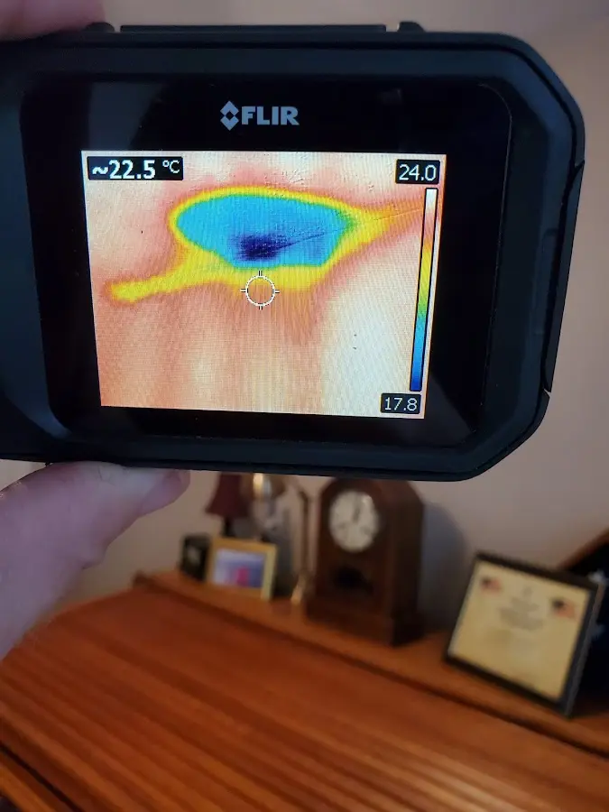 Thermal imaging inspection for water damage in Wallkill